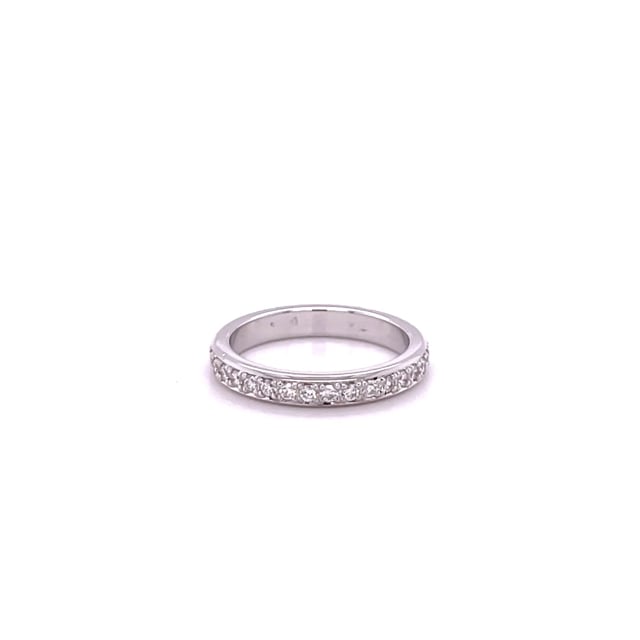 0.55 carat alliance (tour complet) en or blanc et diamants