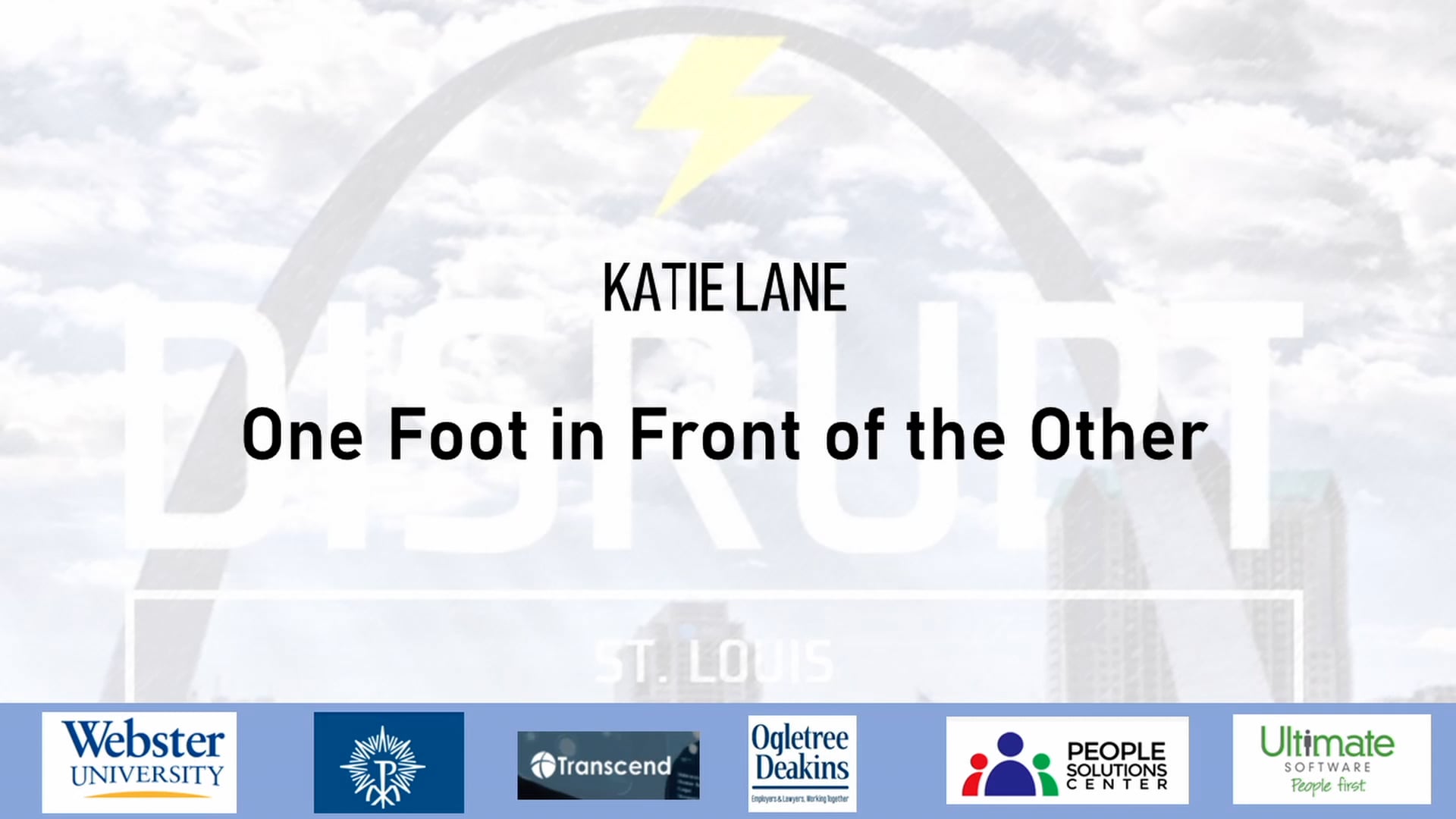 One Foot in Front of the Other | Katie Lane | DisruptHR Talks