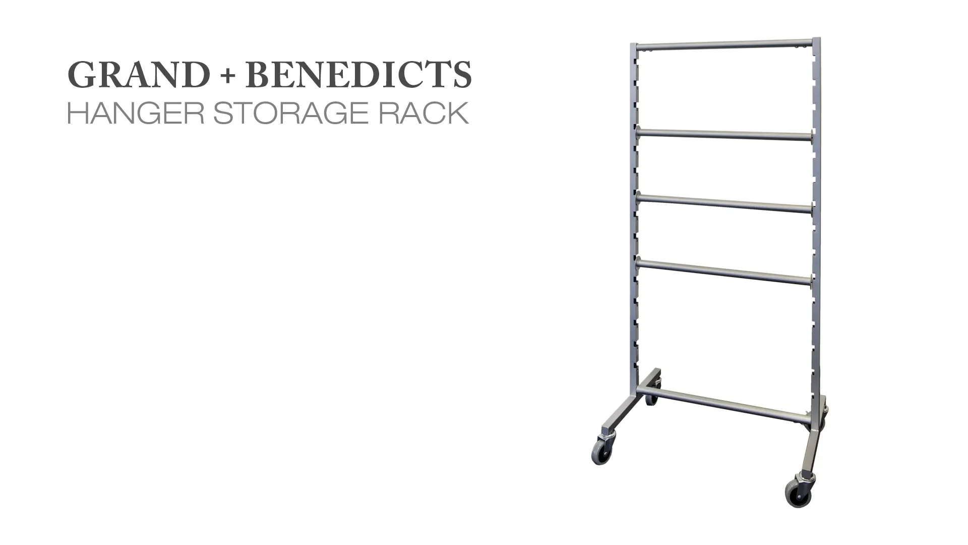 Mobile Garment Hanger Storage Rack | By G+B Mobile Garment Hanger Storage Rack | By G+B