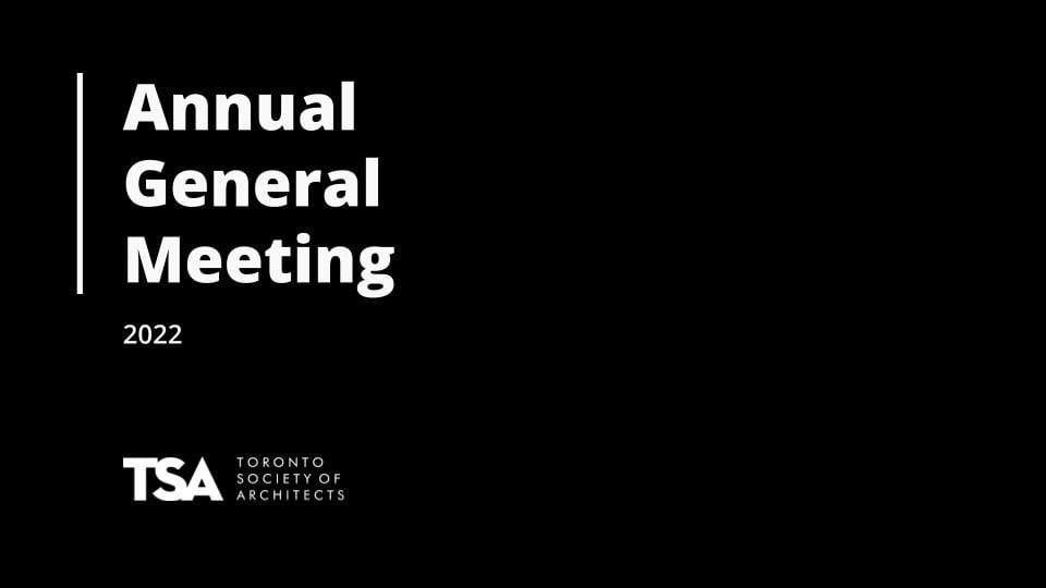 TSA Annual General Meeting 2022 on Vimeo