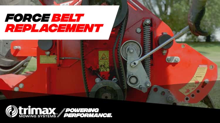 Mower belt online replacement