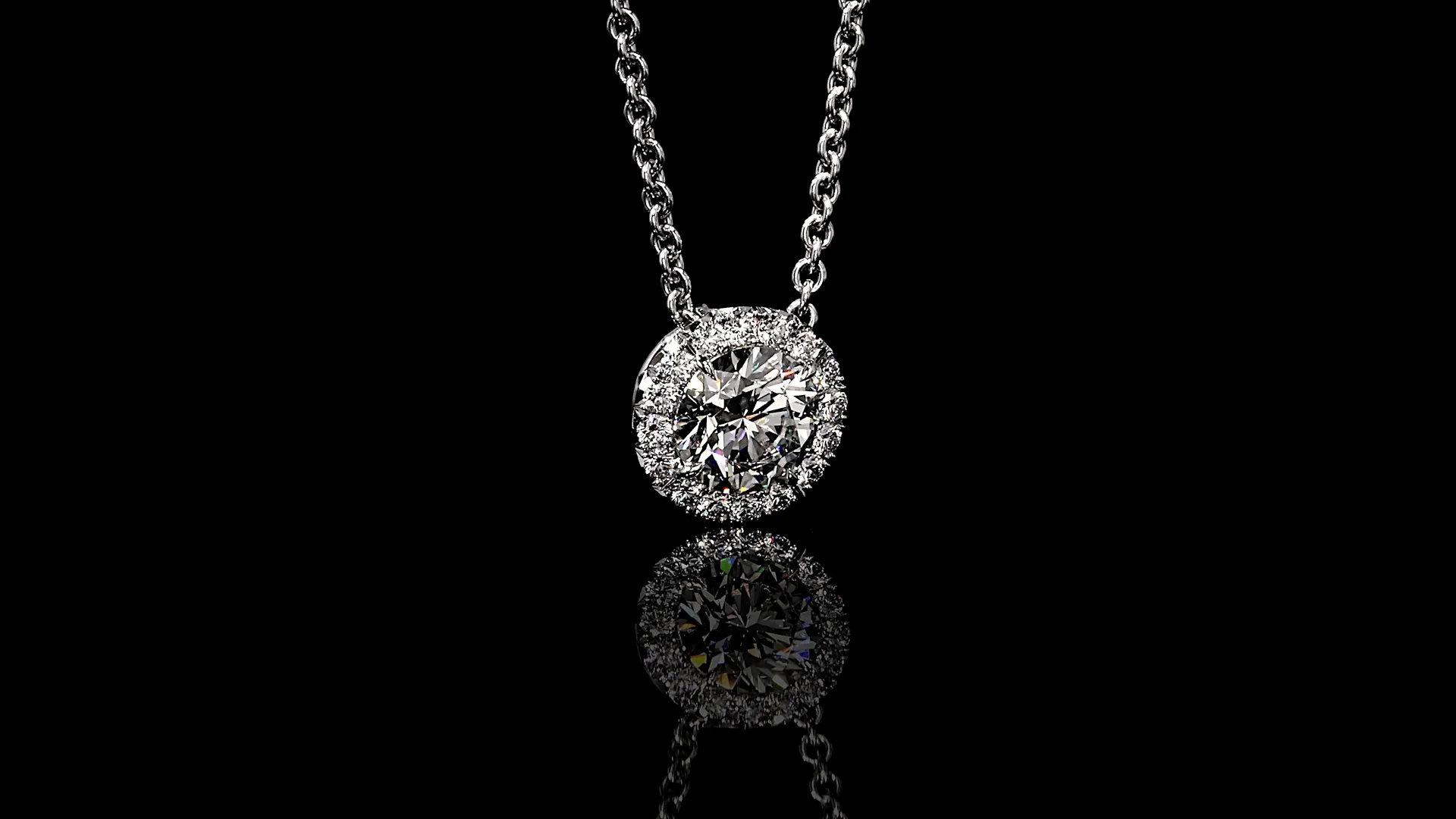 Round Brilliant Diamond Necklace – Hamra Jewelers