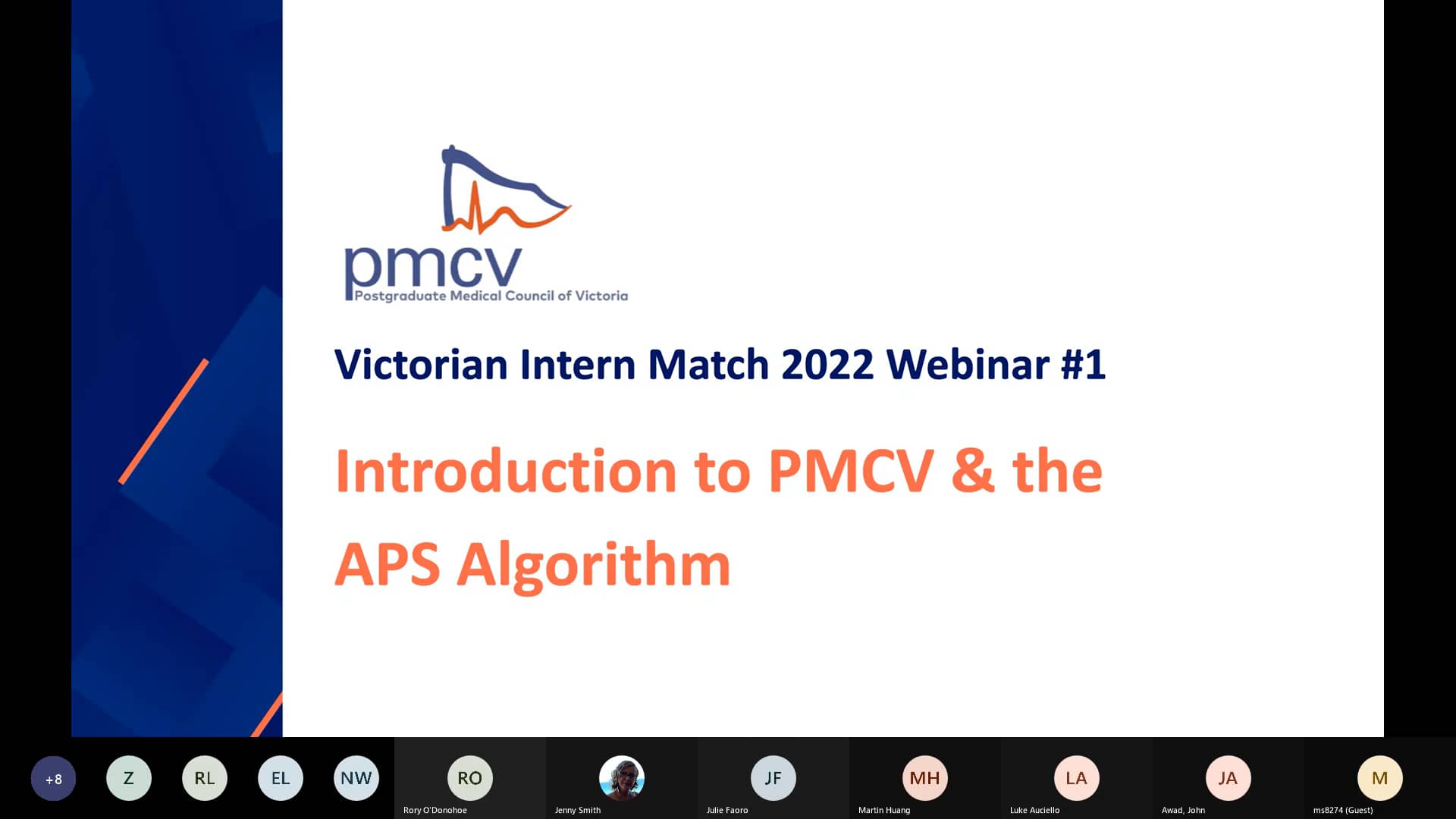 2022 Intern Match Webinar #1 - Intro to PMCV and the APS Algorithm on Vimeo