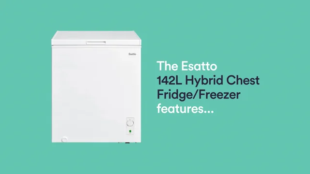 142L Hybrid Chest Fridge/Freezer, White — Esatto