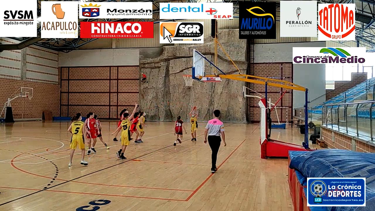 BALONCESTO INFANTIL FEMENINO CB MONZÓN-46-40-ALTA RIBAGORZA