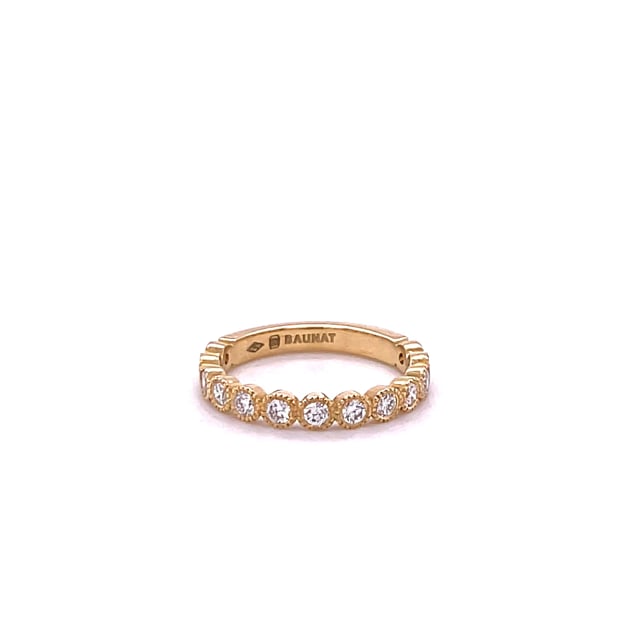 0.70 carat diamond stackable alliance in yellow gold