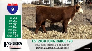 Lot #9 - ESF 203D LONG RANGE 128
