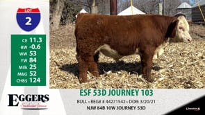 Lot #2 - ESF 53D JOURNEY 103