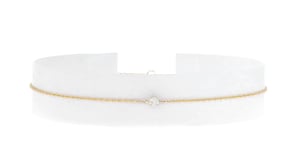 Diamond-Accented Station Bracelet in 14kt Yellow Gold