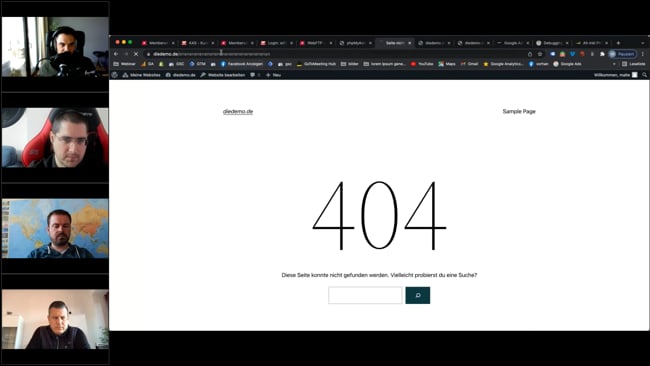 WordPress Debugging, über Contao und Webflow & Google Shopping vom 10.03.22 mit Malte