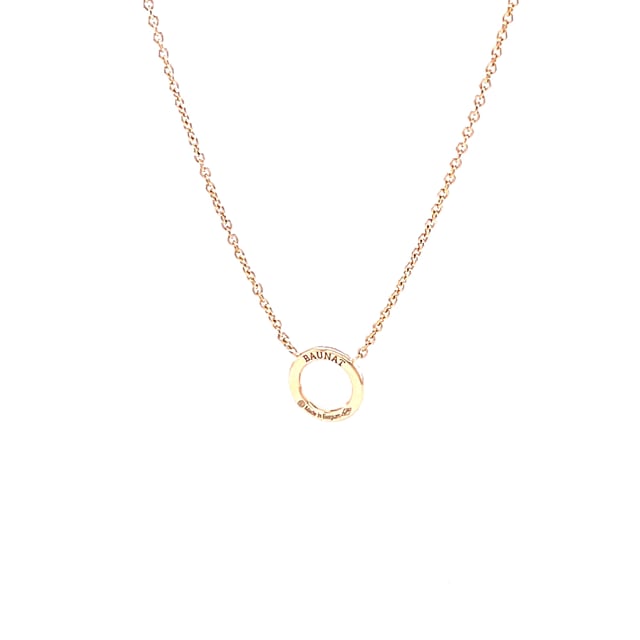 0.12 carat diamond eternity necklace in yellow gold
