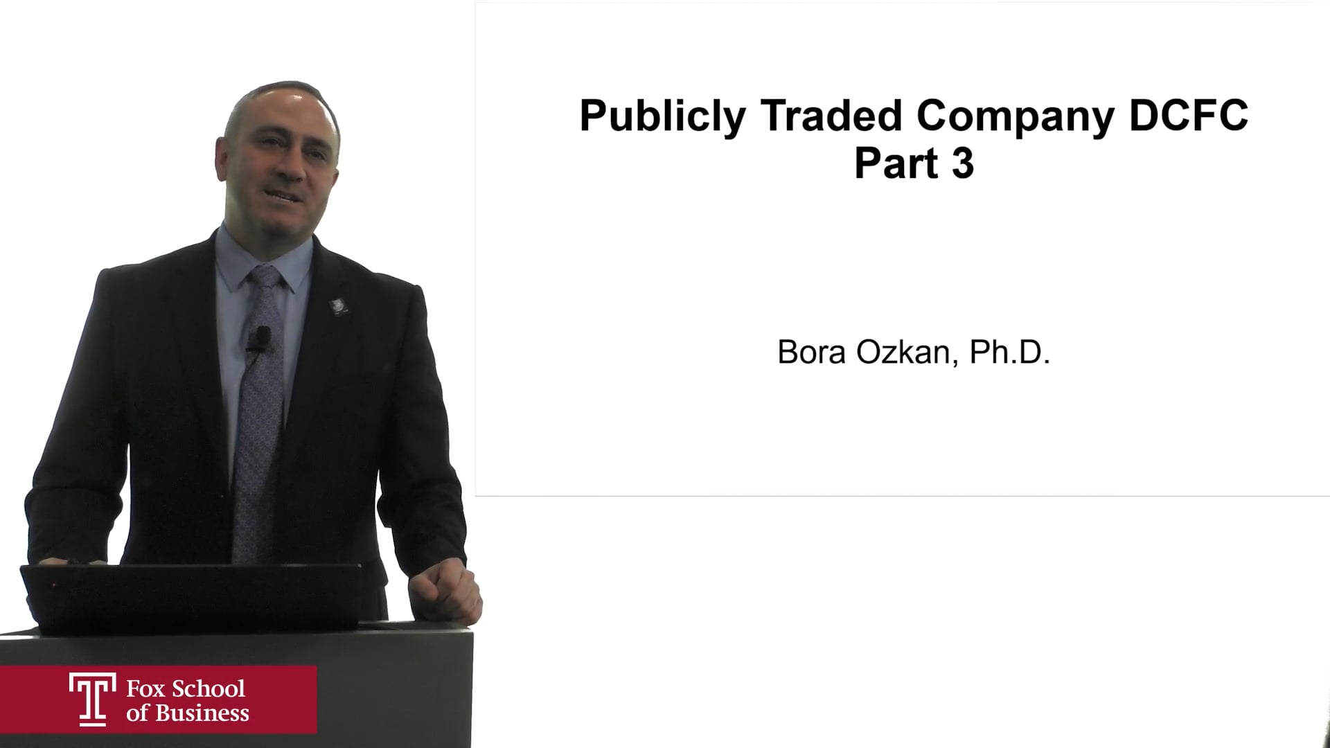 Login to view Publicly Traded Company DCFC Part 3