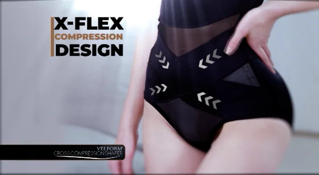 Velform Cross Compression Shaper Short - The comfy shapewear for