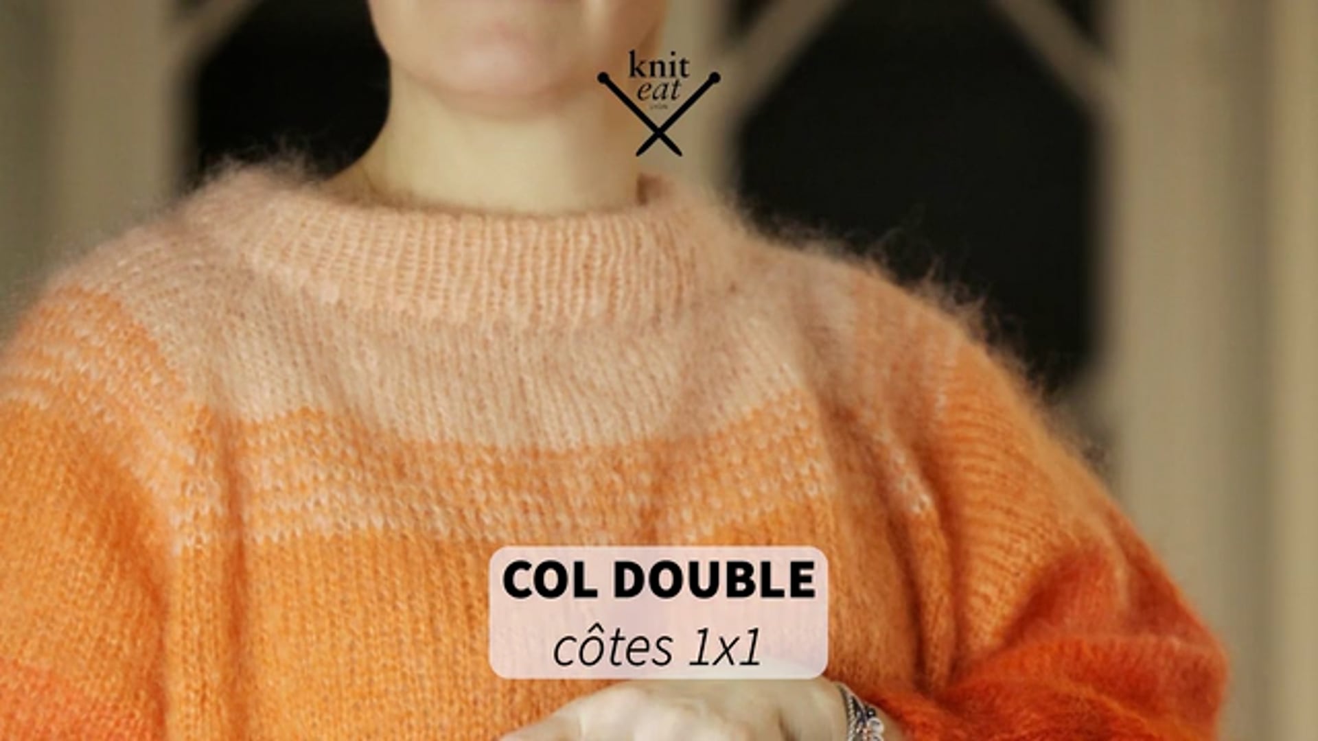 Col double côtes 1x1