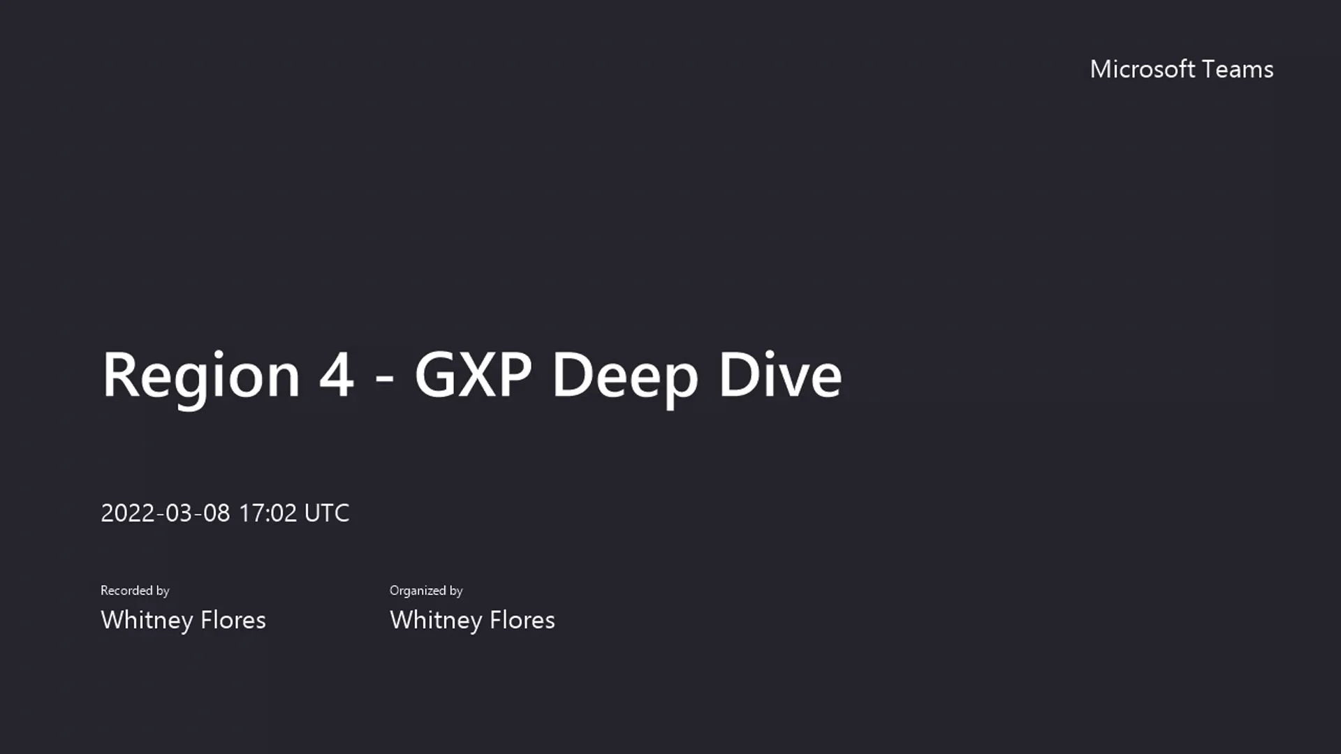 GXP Overview on Vimeo