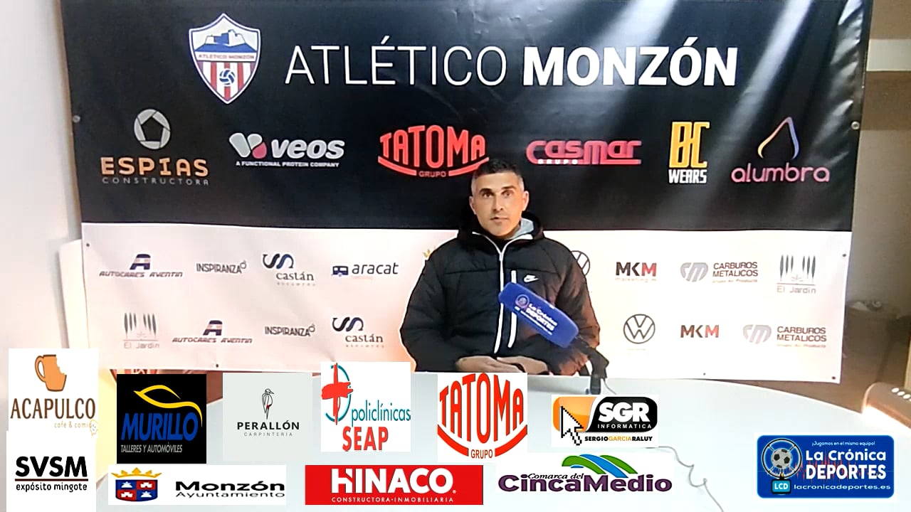 LA PREVIA / Monzón - Cariñena / J 27 / Cristian Abad (Entrenador AT Monzón) 3ª División