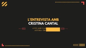 L'Entrevista amb Cristina Cantal -  una experiència de violència masclista
