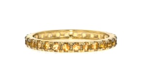1.00 ct. t.w. Citrine Eternity Band in 14kt Yellow Gold