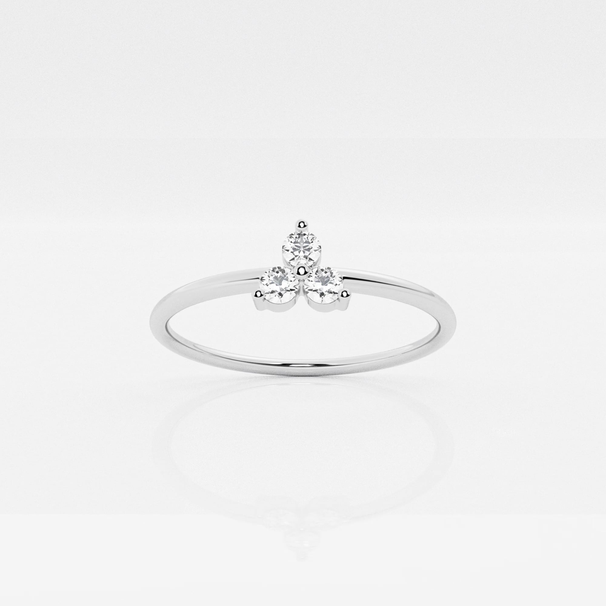 product video for näas Romancing 1/10 ctw Round Lab Grown Diamond Thin Fashion Ring