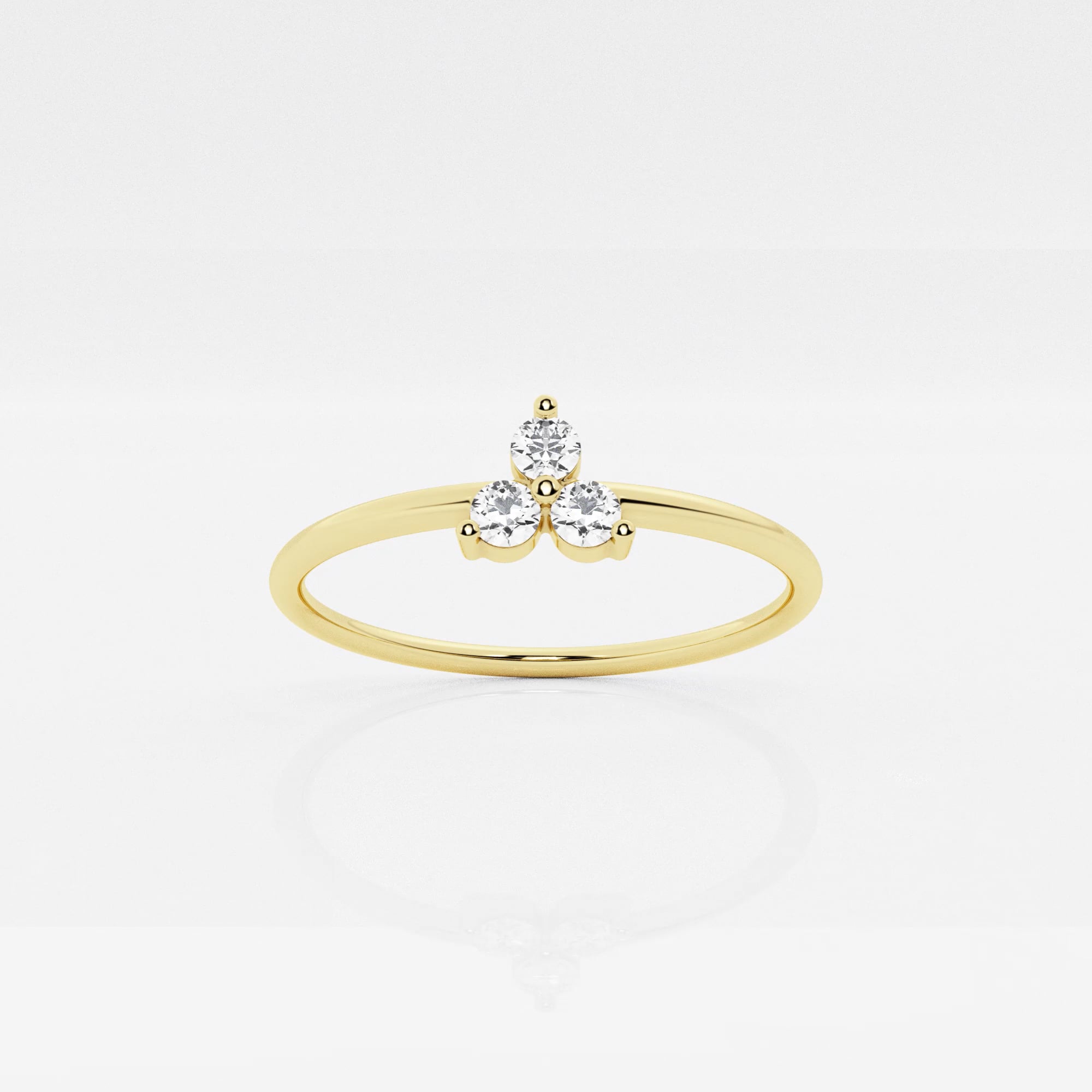 product video for näas Romancing 1/10 ctw Round Lab Grown Diamond Thin Fashion Ring