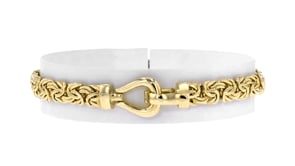 14kt Yellow Gold Byzantine Bracelet