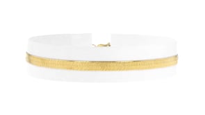 4mm 14kt Yellow Gold Herringbone Bracelet