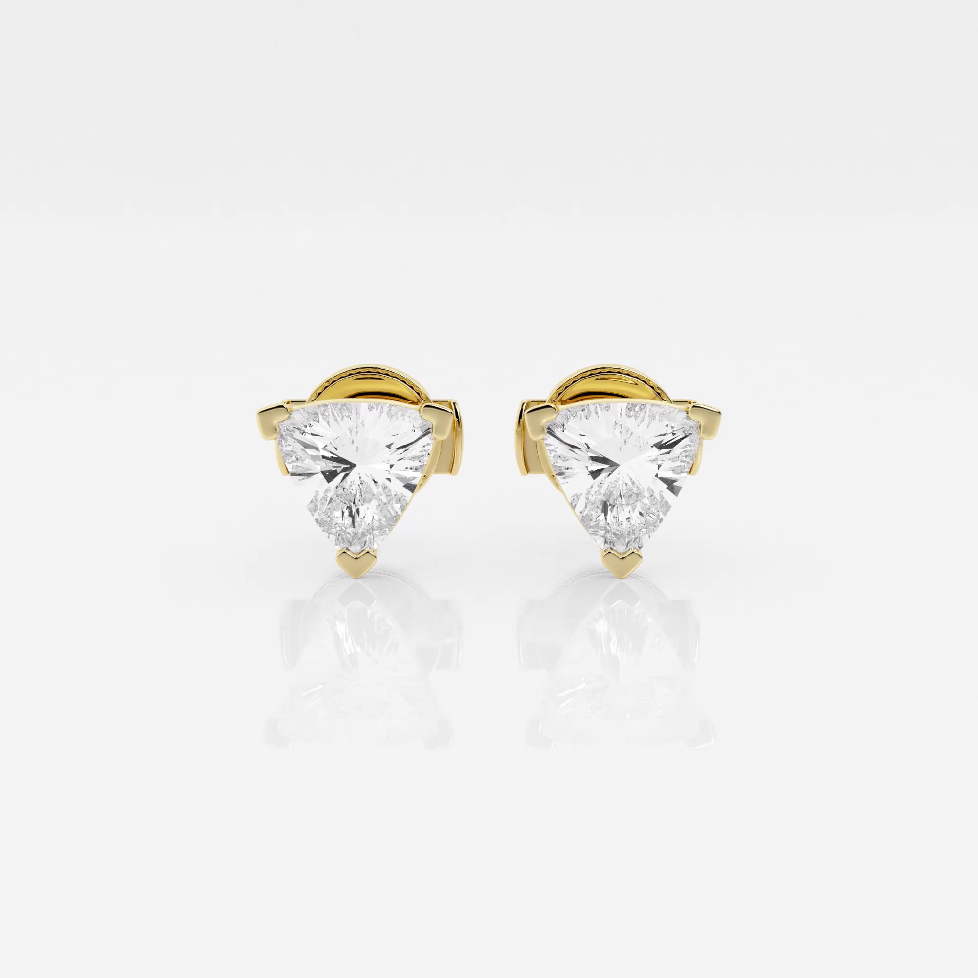 product video for näas Ethereal 2 ctw Trillion Lab Grown Diamond Certified Stud Earrings