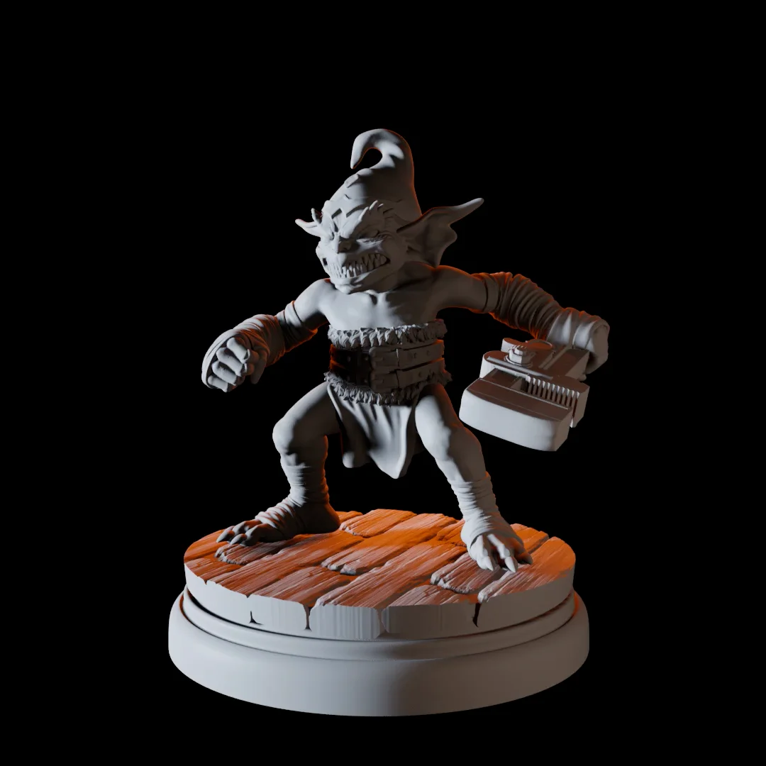Grinning Gremlin Miniature for Dungeons and Dragons, Pathfinder