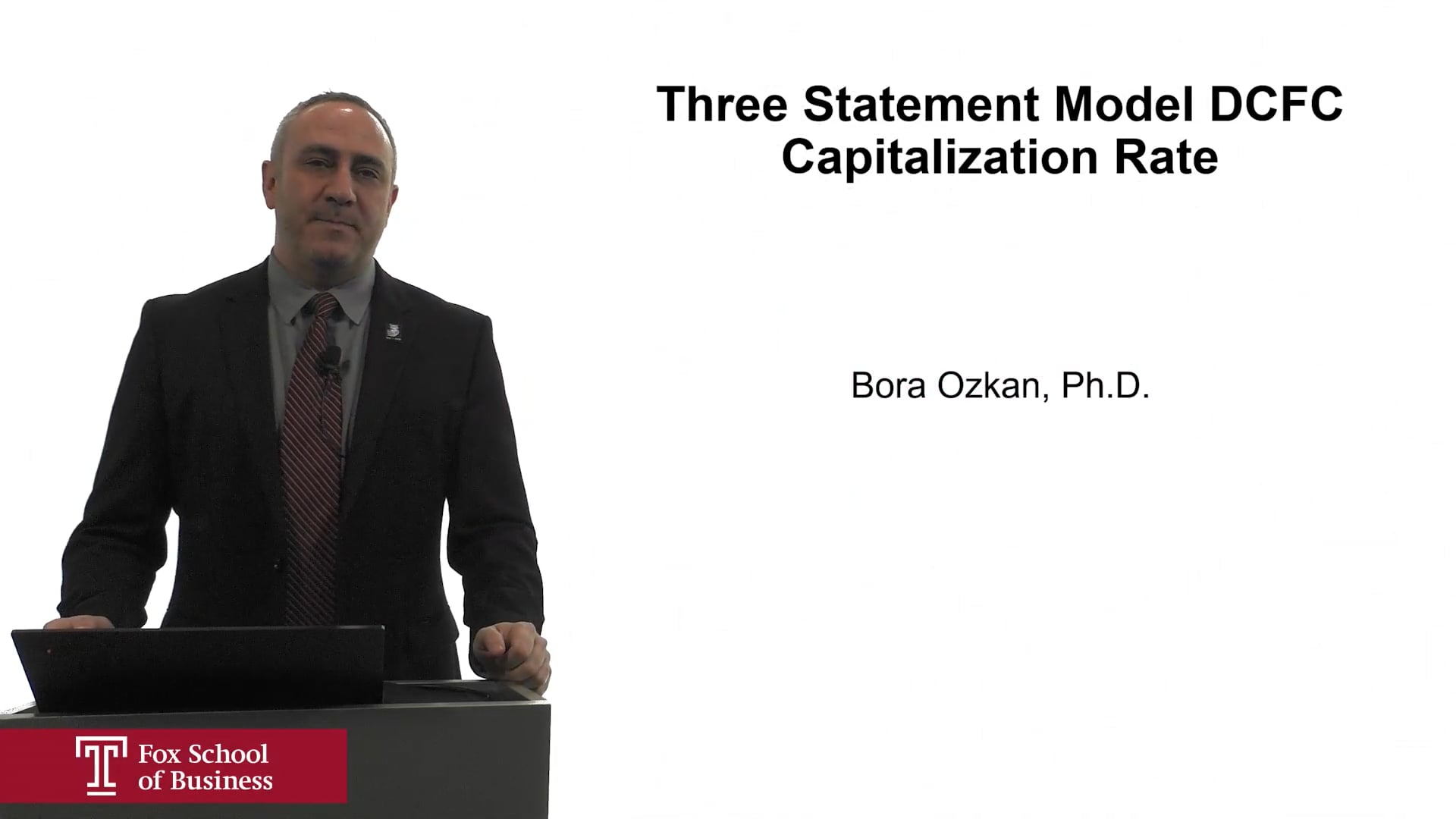 Three Statement Model DCFC Capitalization Rate