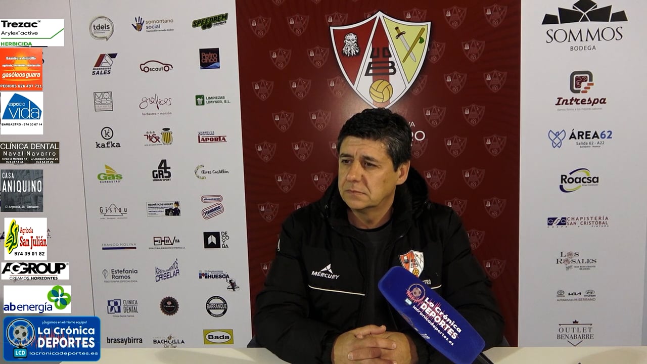 LA PREVIA / CF Utebo - UD Barbastro / JOSETE (Entrenador Barbastro) Jornada 27 / 3ª División