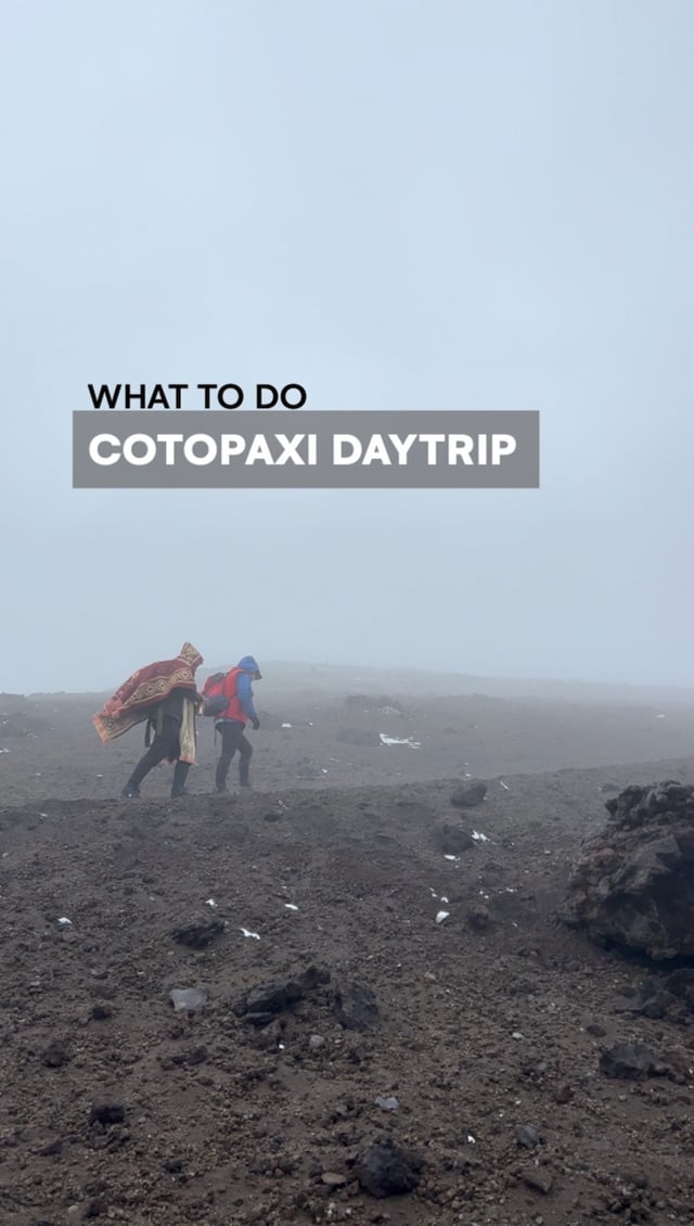 Cotopaxi Volcano- What to do in Quito - hike and bike