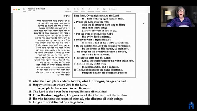 Personal and Spiritual Pathways Through the Psalms 3/11/2022