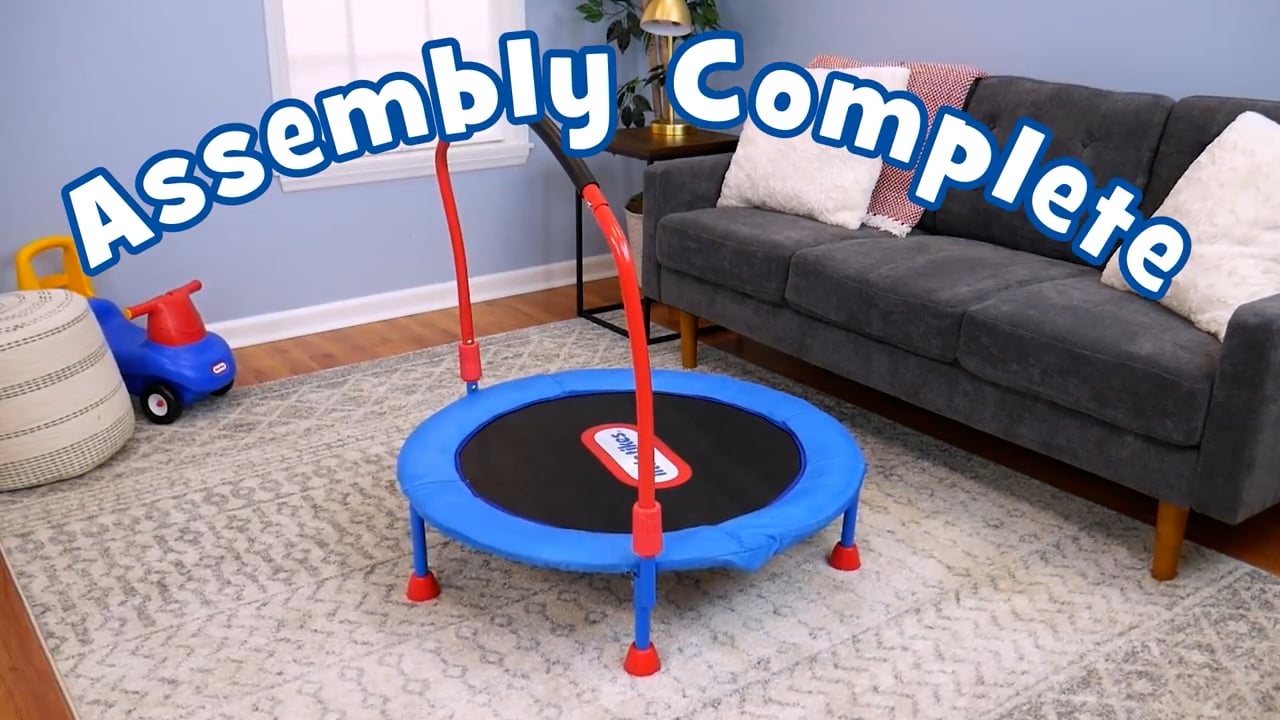 3 Foot Easy Store Trampoline _ Little Tikes _ Assembly Instructions on
