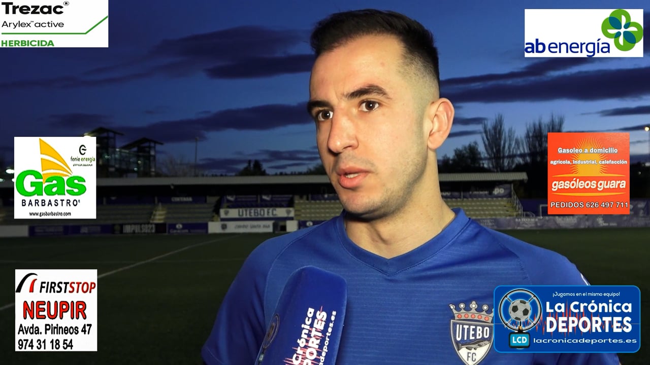 VILLALBA (Jugador Utebo) CF Utebo 2-1 UD Barbastro / Jornada 27 / 3ª División