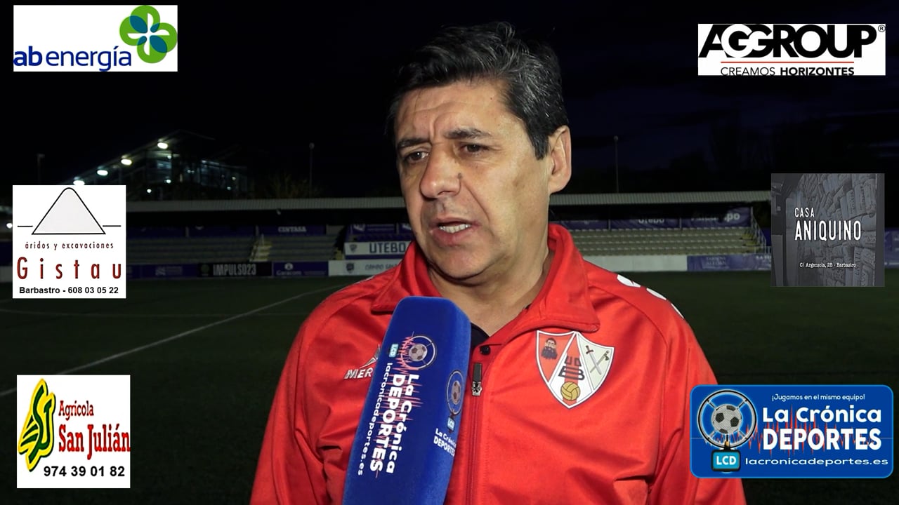 JOSETE (Entrenador Barbastro) CF Utebo 2-1 UD Barbastro / Jornada 27 / 3ª División