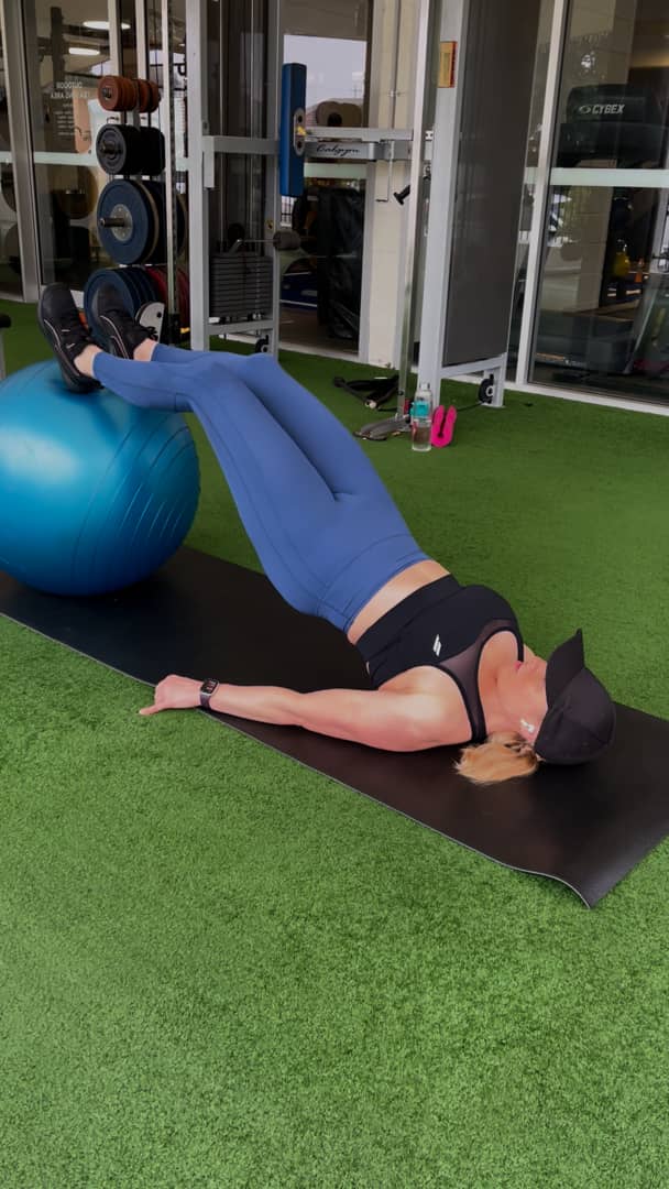 Exercise Ball Hamstring RollIns on Vimeo