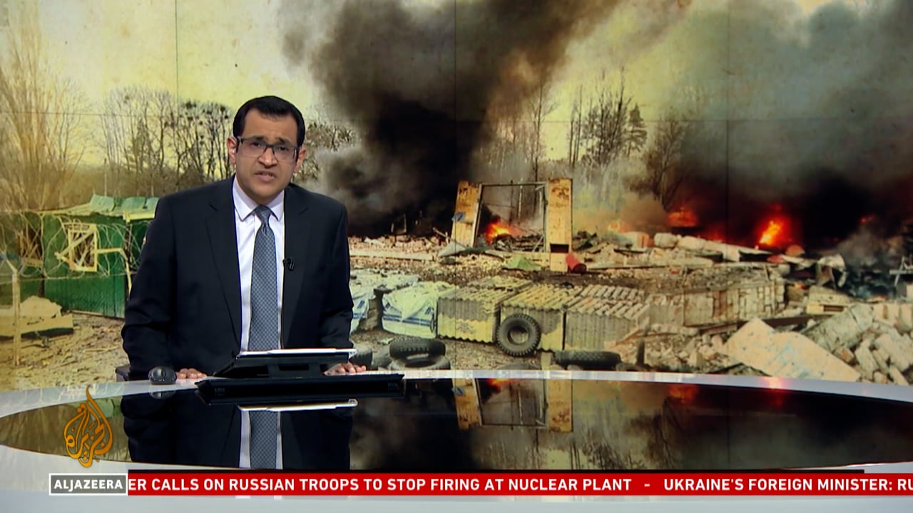 War in Ukraine - Fire at Zaporizhzhia Nuclear Plant Put Out - Zaporizhzhia - 1st March 2022