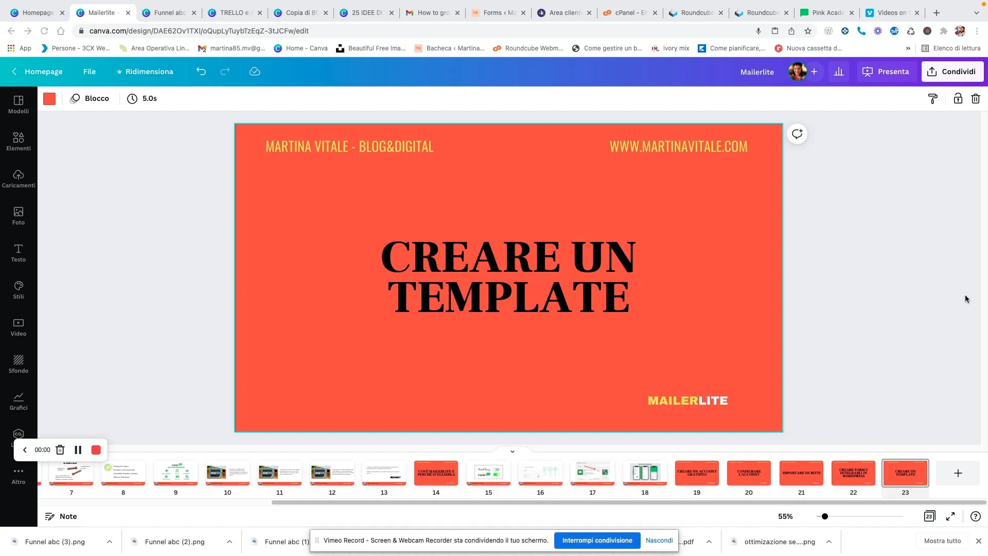 Creare un Template on Vimeo