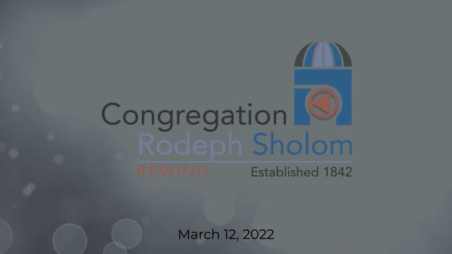 Torah Study 3/12/2022