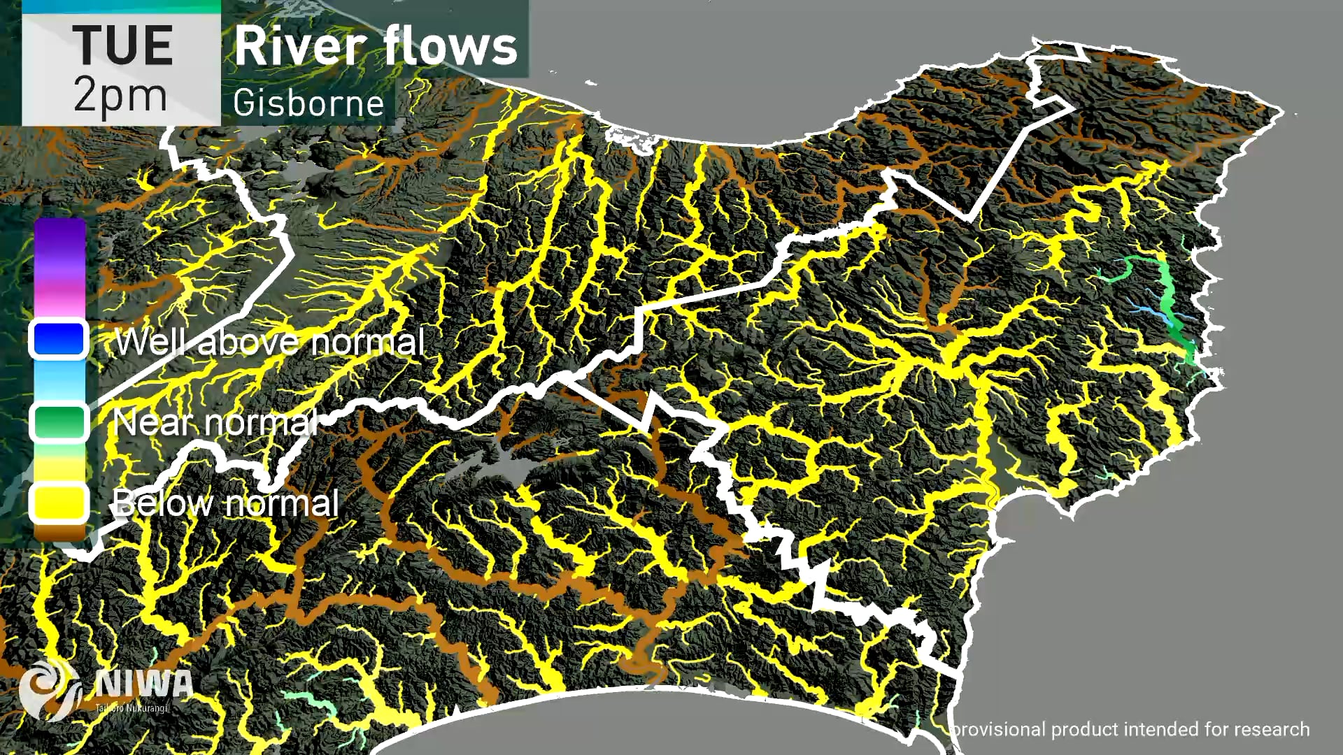 Latest river flow forecast on Vimeo