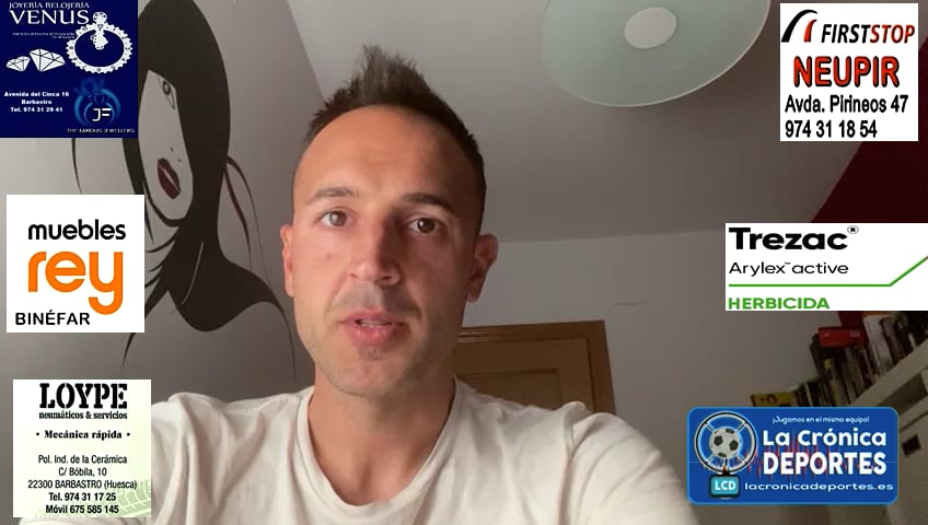 DAVID GIMÉNEZ (Entrenador Binéfar) D. Aragón 2-1 CD Binéfar / Jornada 27 / 3ª División