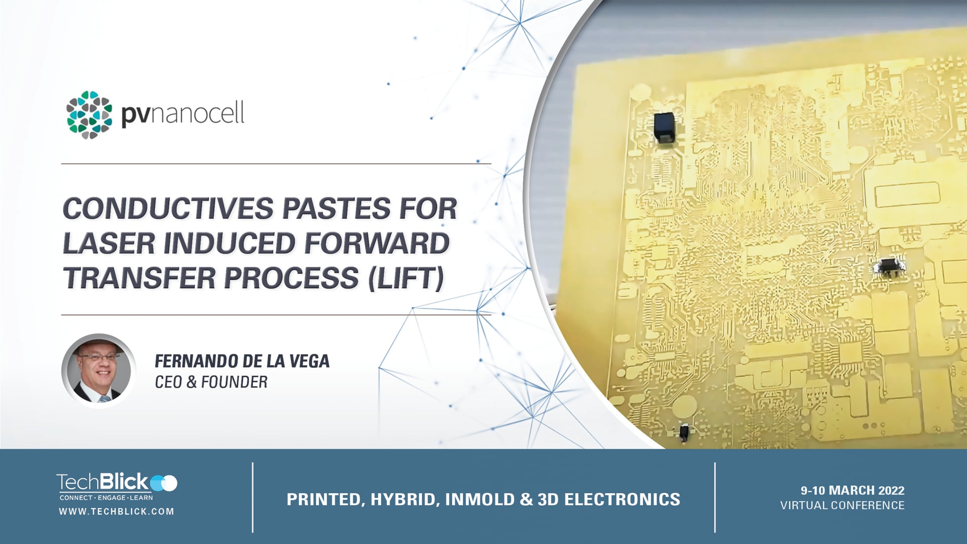 10 March 2022 | PV Nanocell | Conductive Pastes For Laser-Induced Forward Transfer Process (Lift) | 5 min