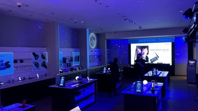 Mapping vidéo en boutique