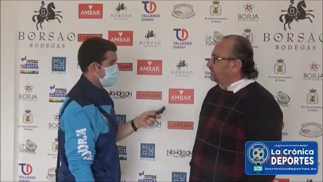 ÓSCAR TIBERIO (Entrenador Borja) SD Borja 0-1 CF Calamocha / Jornada 27 / 3ª División