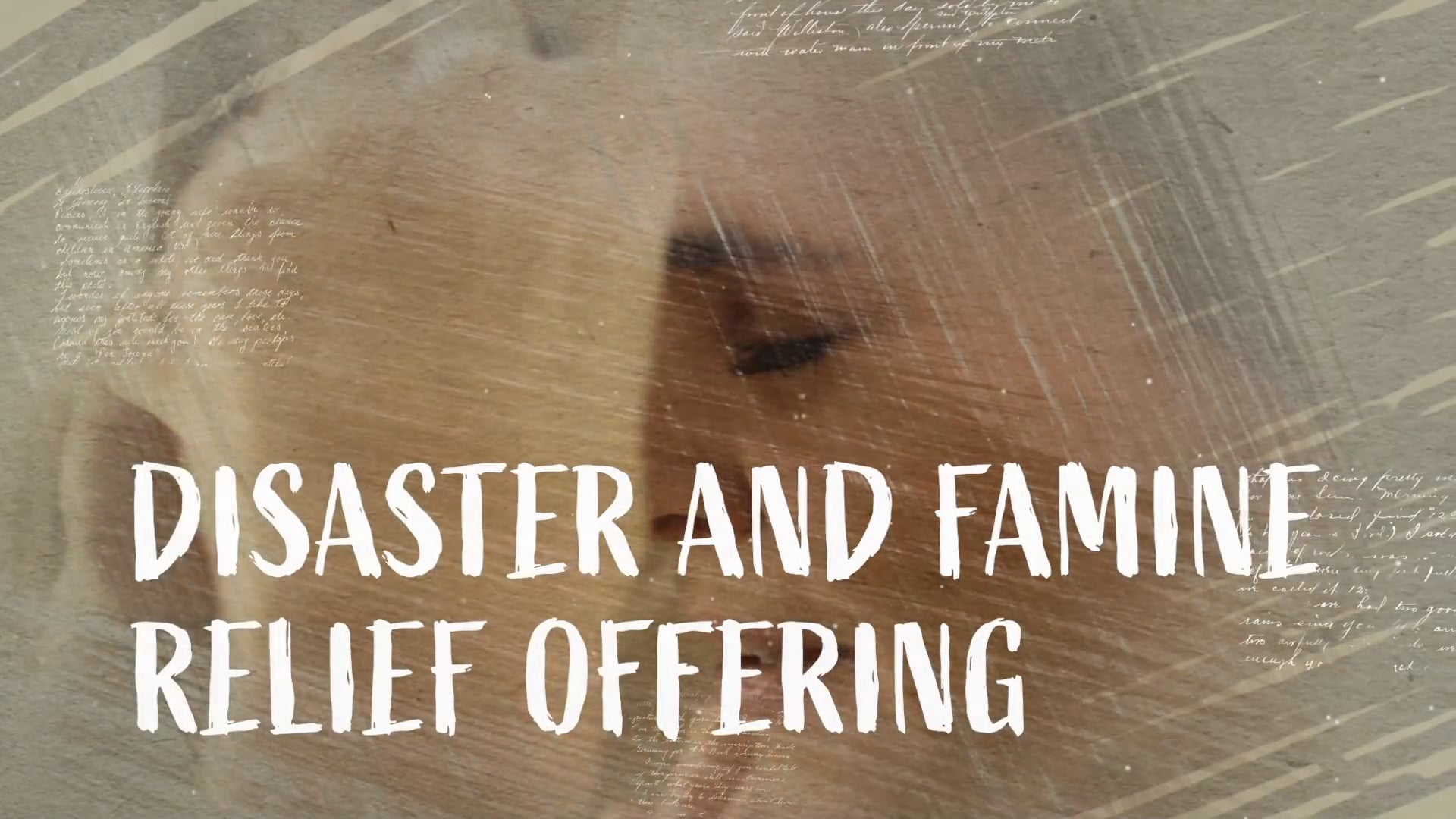 19 Disaster And Famine Relief Offering.mp4 On Vimeo