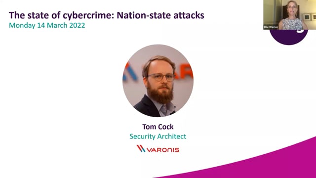 Monday 14 March 2022 - The state of cybercrime: Nation-state attacks