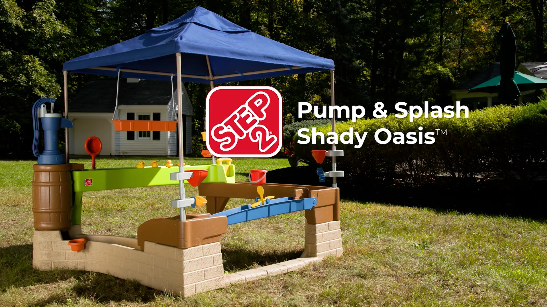 Shady oasis sand & water 2024 play table