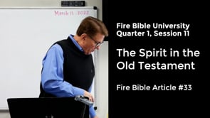 Q1 Session 11 - The Spirit in the Old Testament