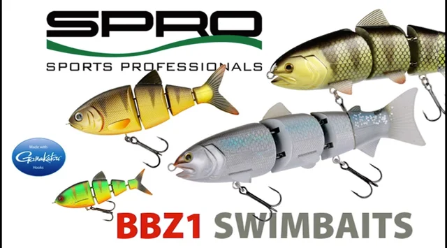 SPRO BBZ-1 Swimbait 4 inch Slow Sinking Bass Fishing Lure — Discount Tackle
