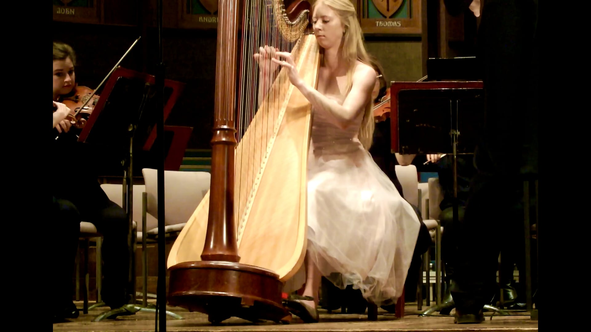 Promotional video thumbnail 1 for Mia Dortch, Harpist